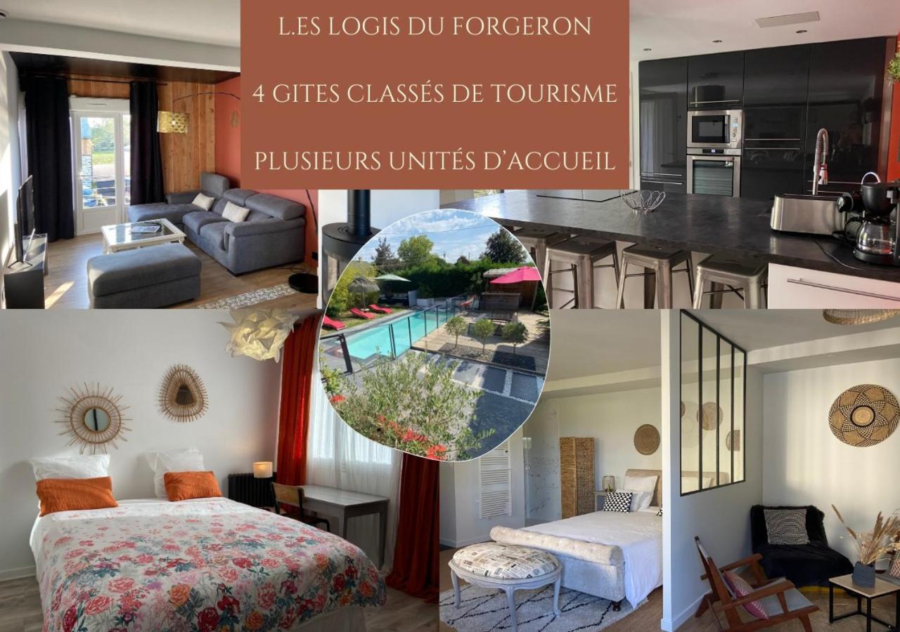 Les Logis Du Forgeron, Gites De Groupe Entre Loire & Vignes Saint-Jean-des-Mauvrets Dış mekan fotoğraf